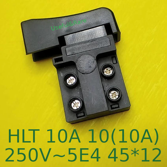 Rotary Hammer trigger switch HLT 10A 10(10A) 250V~5E4 button 45*12