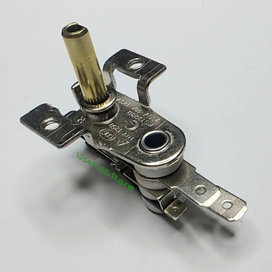 3-pin Bimetallic thermostat KST 201A/ 228B T250 10A with auxiliary pin