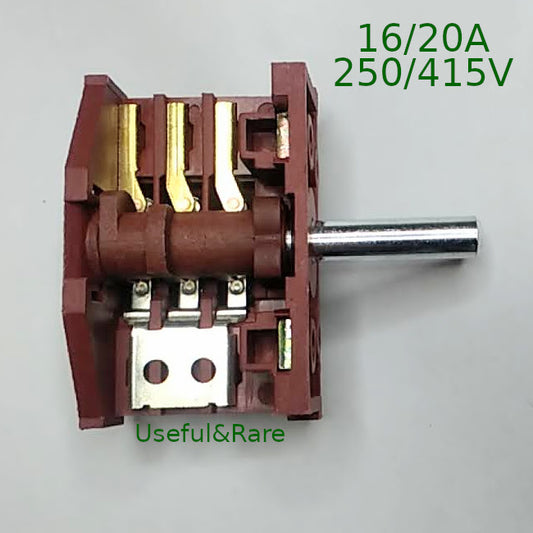 4-mode electric stoves selector switch Majade T150 3E4 Ref:340 16/20A 3+2 pin