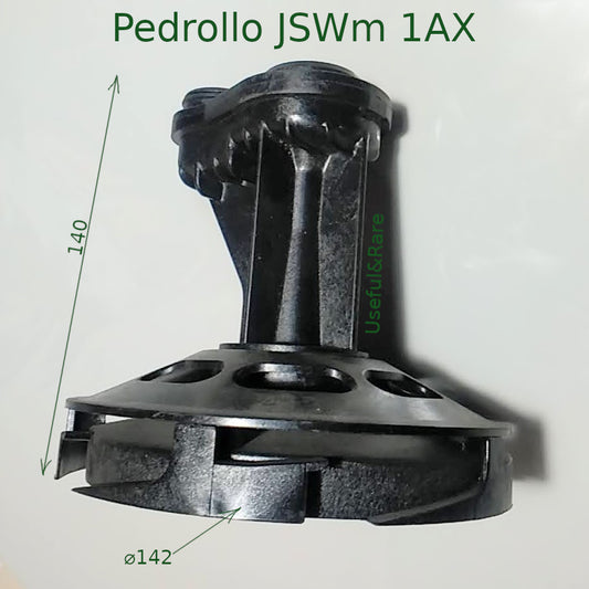 Pedrollo JSWm 3BM, 1AX, 1BX, 1C, 1CX pump station diffuser 121001X h140 d142