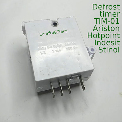 Ariston, Hotpoint, Indesit, Stinol refrigerator defrosting timer TIM-01