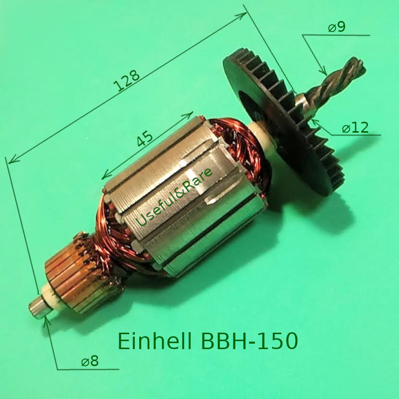 Einhell BBH-150 rotary hammer motor armature  d48*L166-128 t4