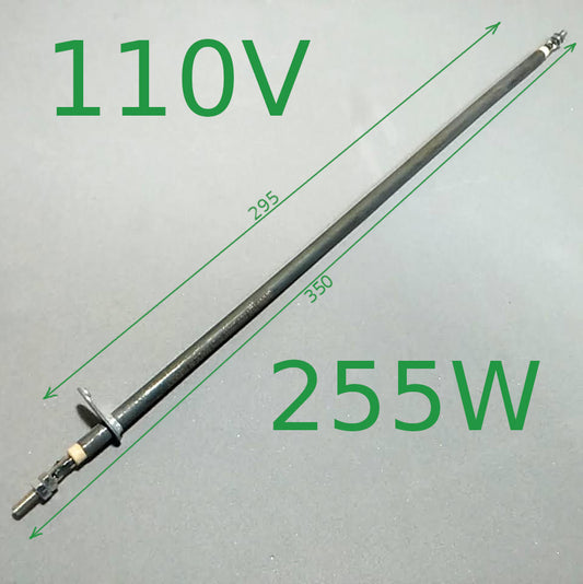 Electric oven heating element L295-350 255W 110V thread 4