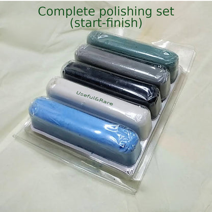 Pastes set for a complete polishing cycle (start-finish)