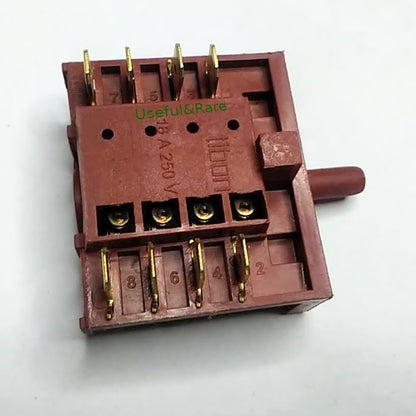 5-mode electric stoves selector switch Tribon 16A 250V T125 10E3 Ref.440 shaft F29