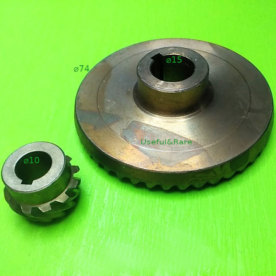 DWT WS24 230-D, WS-230 DL angle grinder gears pair d74*15 h17*d10