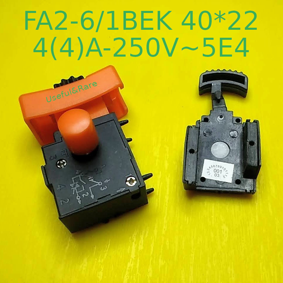 Forte Electric Drill Manual Operation Trigger Switch FA2-6/1BEK 40*22