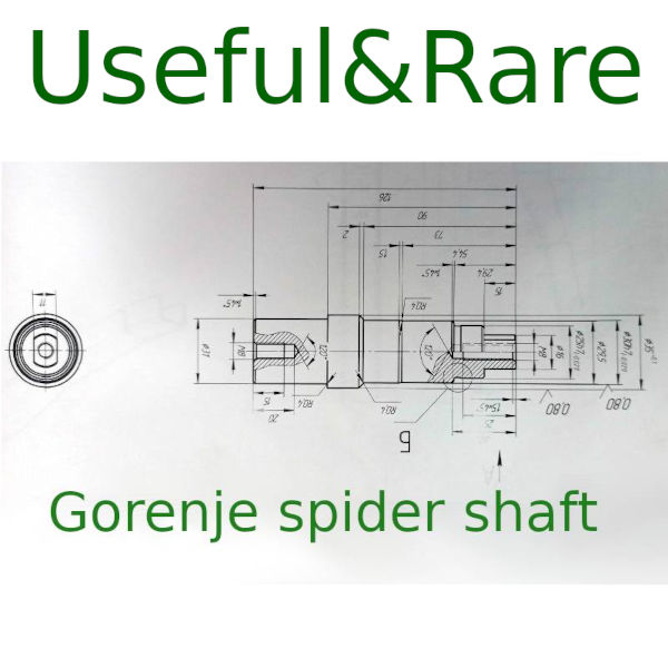 Gorenje W 6413/S washing machine stainless steel drum spider