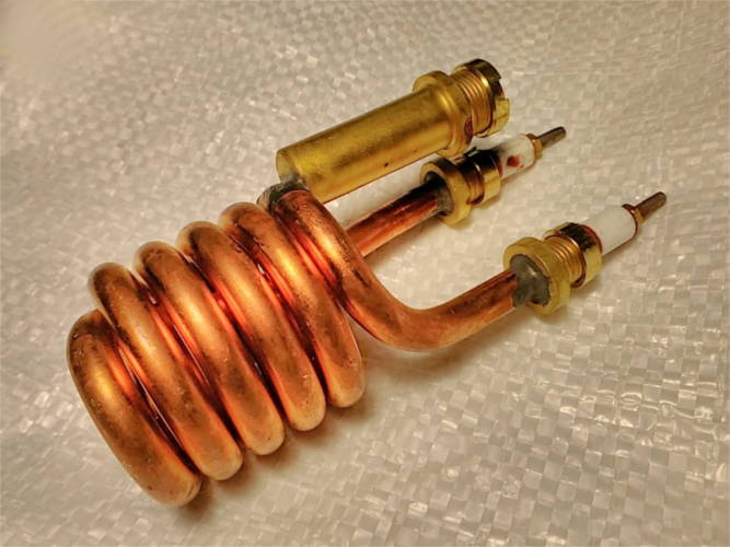 проточный 3 кВт медь наружная резьба