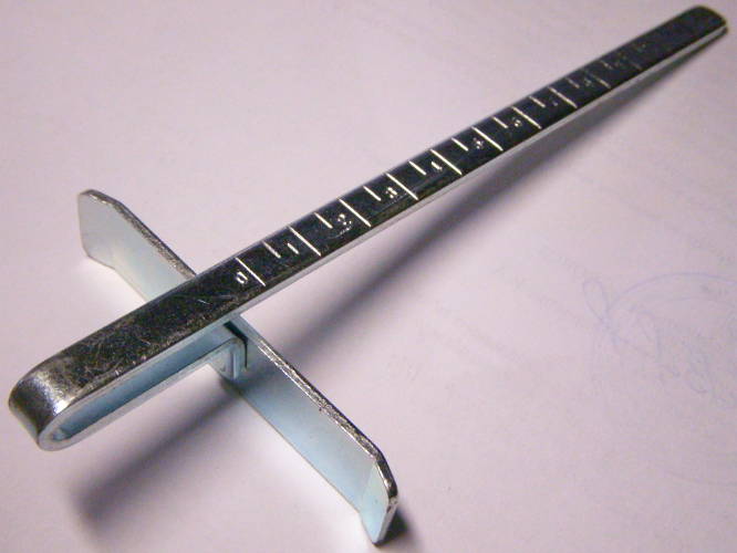 Jigsaw Ruler Jigsaw ruler with 120 mm scale – Dostavka