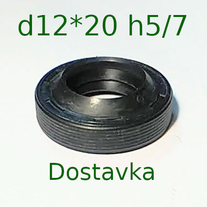 Rubber seal 12x20x5/7 mm for Vector JS pump, Lavor washer, Karcher Proton - Order here