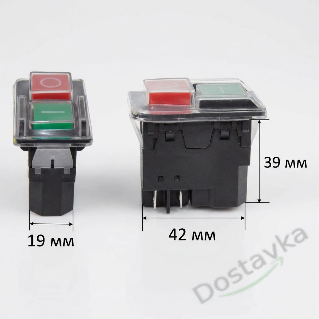 Кнопка бетономешалки/ станка 4 контакта