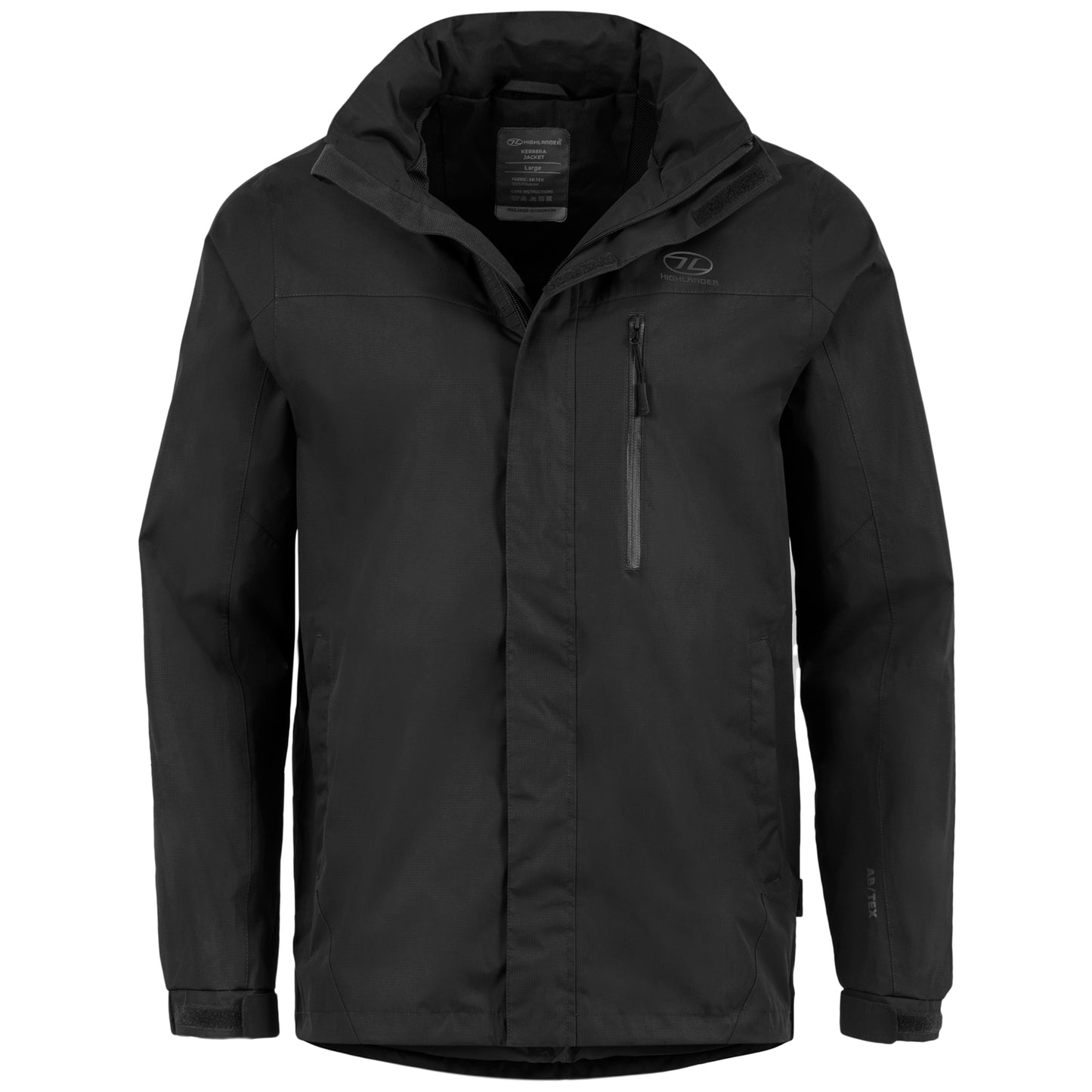 Waterproof Jacket Men's Highlander Kerrera Jacket Black L (JAC107-BK-L)