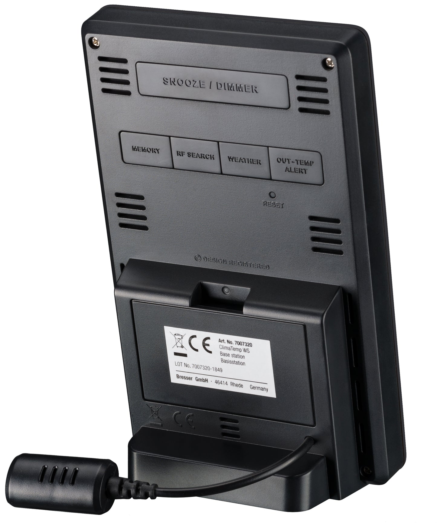 Weather station Bresser ClimaTemp WS Black (7007321CM3000)