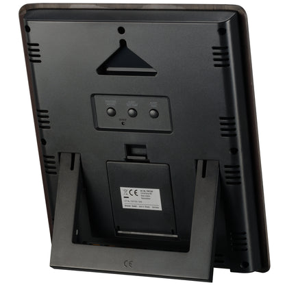 Weather station Bresser ClimaTemp XXL Weather Center with Display in Wooden Design Brown (7002420)