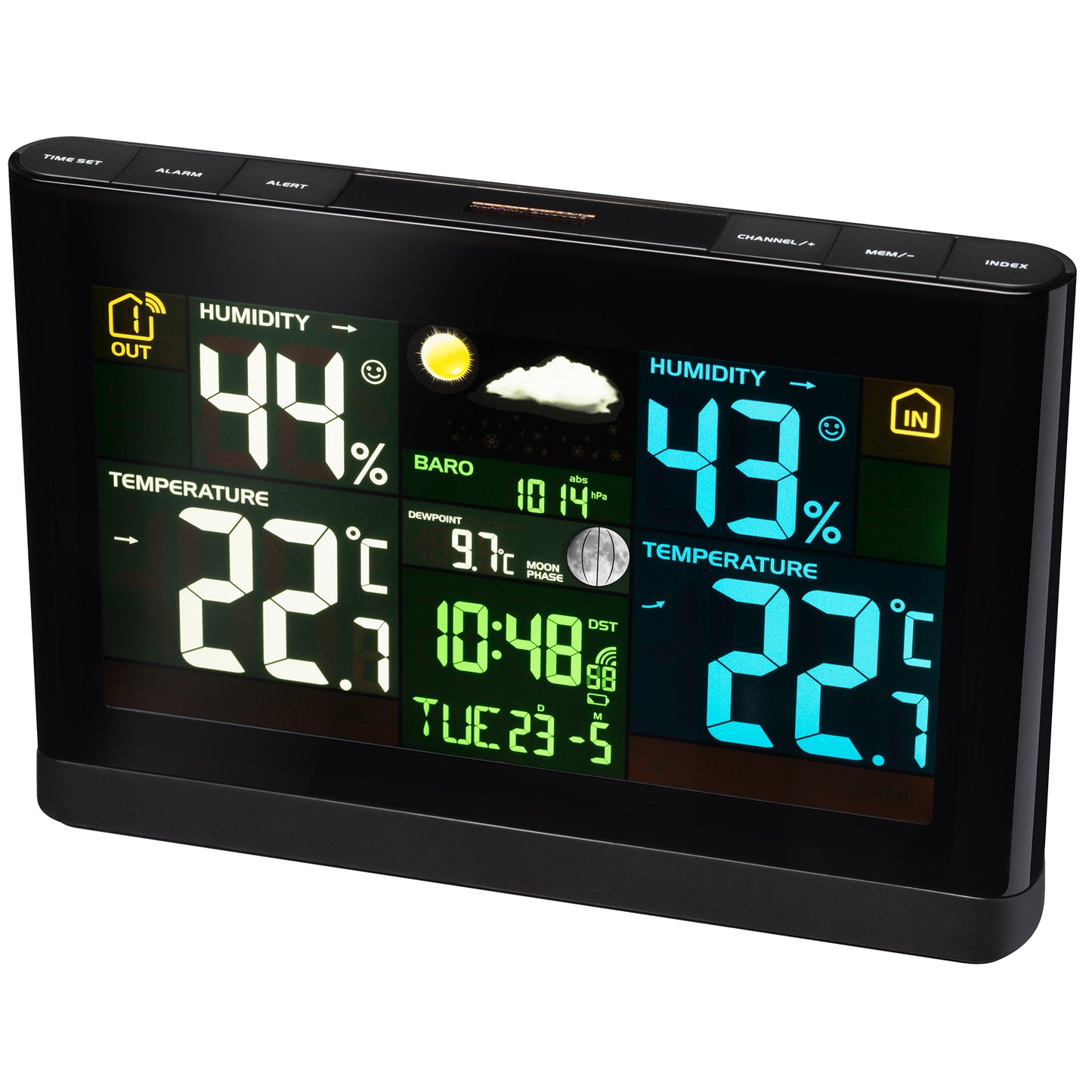 Метеостанция Bresser Colour THBM Black (7007900CM3000)