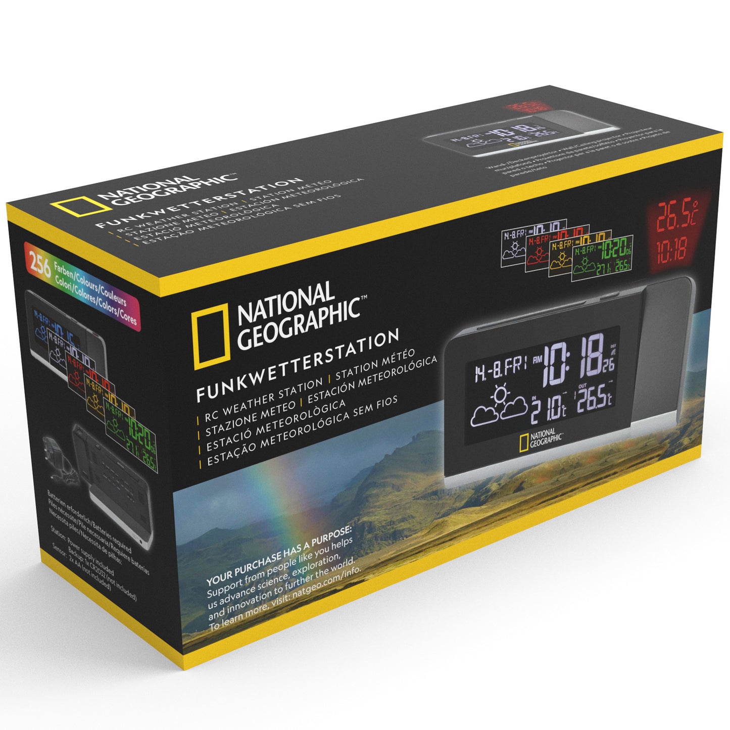 National Geographic Weather Station Multi Color Black (9070400)