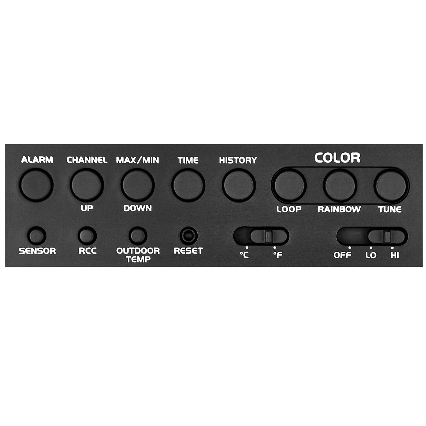 National Geographic Multi Color Wireless Weather Station Black (9070500)