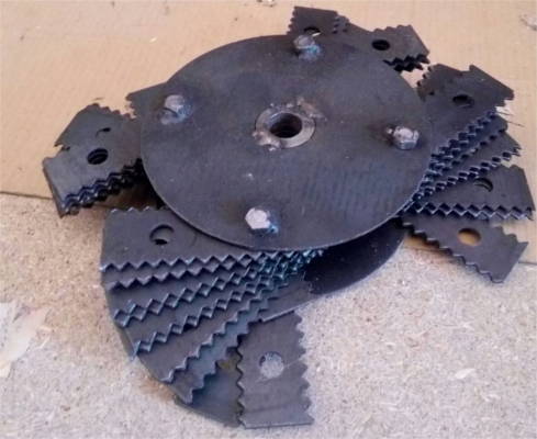 Млинок UA в сборе 44 молотка