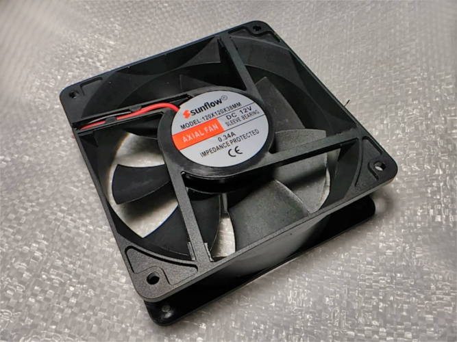 120*120*38 DC 12V 0.34A