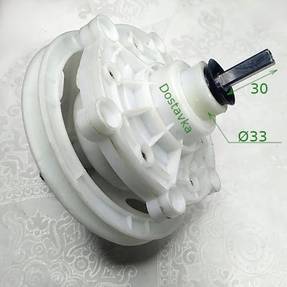 Редуктор пральної машини Saturn, Alpari, Rainford (квадрат, ромашка під 6 болтів, h30mm)