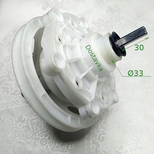 Редуктор пральної машини Saturn, Alpari, Rainford (квадрат, ромашка під 6 болтів, h30mm)