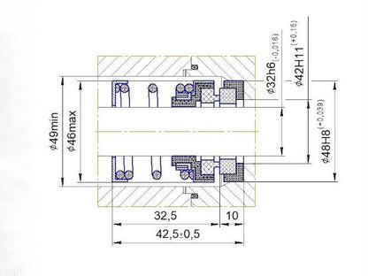 d32*48.5 H80-90 M112.K5P.032 SIC