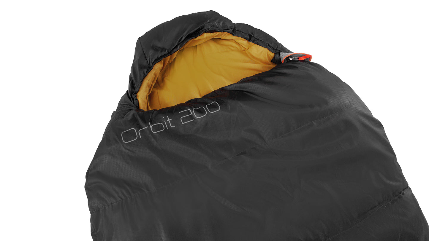 Sleeping bag Easy Camp Orbit 200/-1°C Black Left (240159)