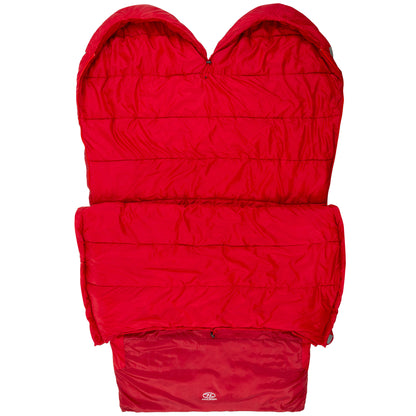 Sleeping bag Highlander Serenity 300 Double Mummy/-5°C Red (SB239-RD)