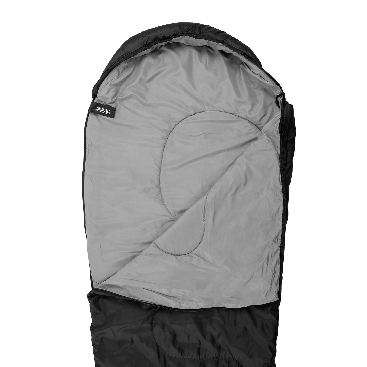 Sleeping bag Highlander Sleepline 300 Mummy/+3°C Black Right (SB039-BK)