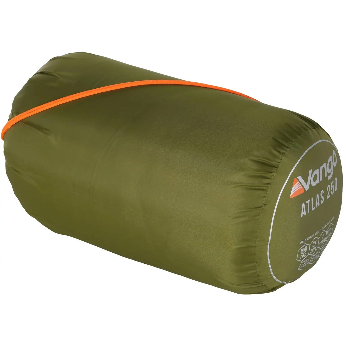Sleeping bag Vango Atlas 250/+2°C Herbal Left (SBPATLAS H09163)