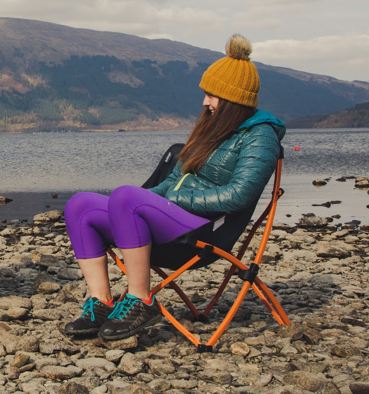 Camping style Vango Pop Chair Granite Gray (CHQPOP G11Z06)