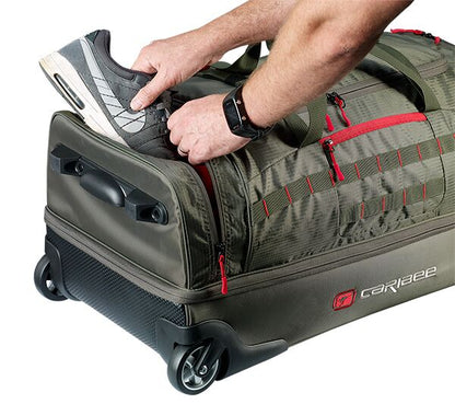 Caribee Scarecrow DX 100L (85cm) Forest Olive (57422) Wheeled Travel Bag