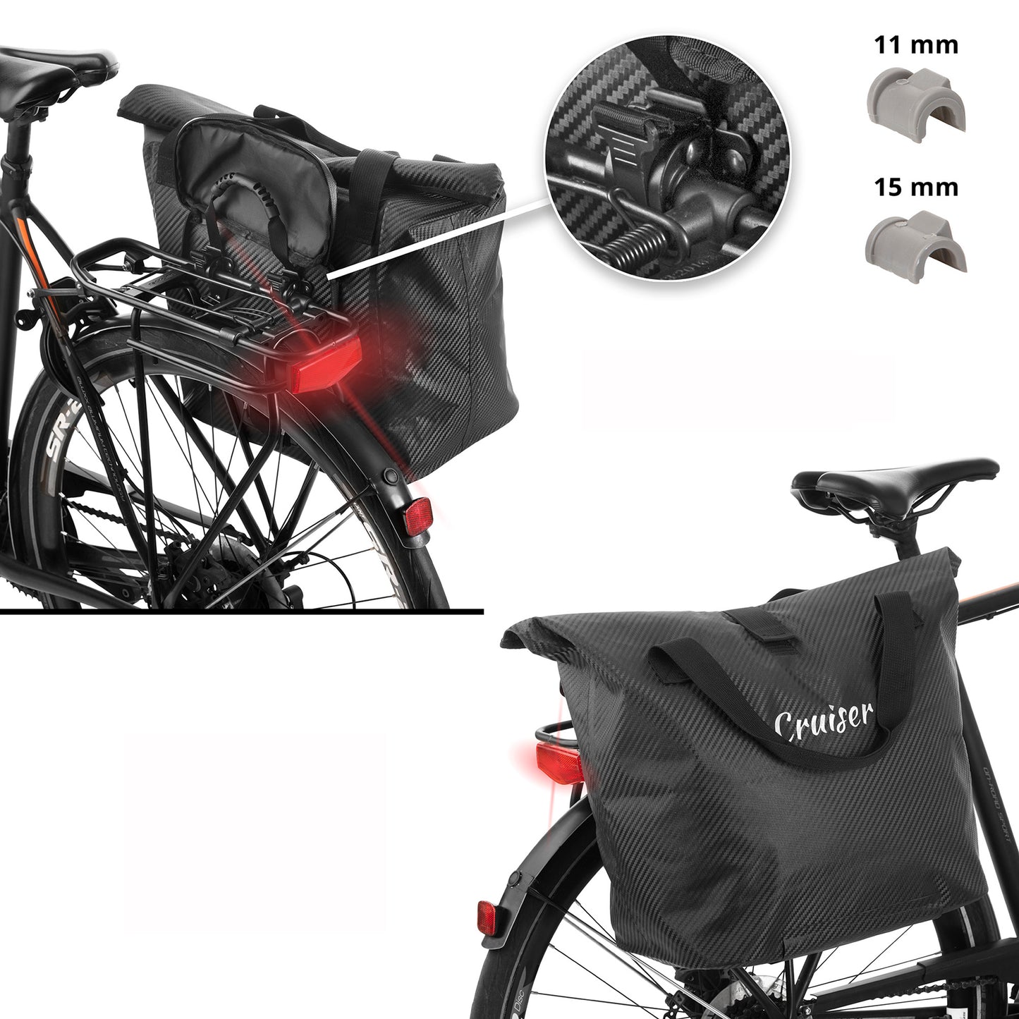 Carrying bag ShoppingCruiser 4 in 1 Black (650066)