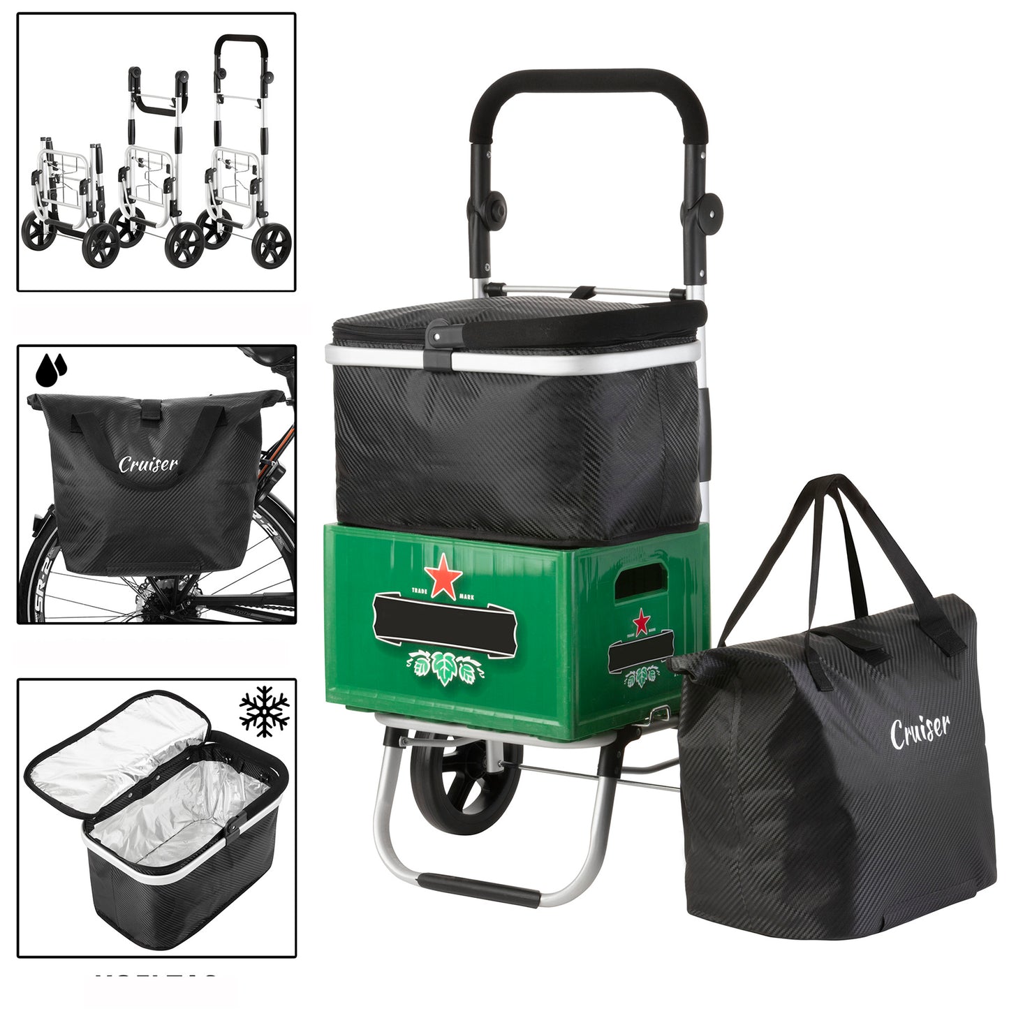 Carrying bag ShoppingCruiser 4 in 1 Black (650066)