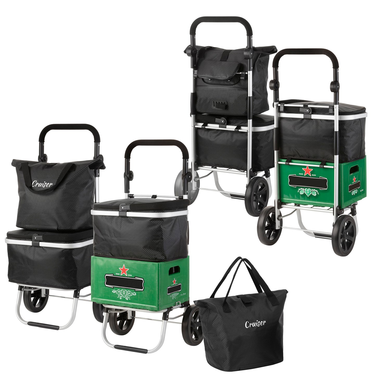 Carrying bag ShoppingCruiser 4 in 1 Black (650066)