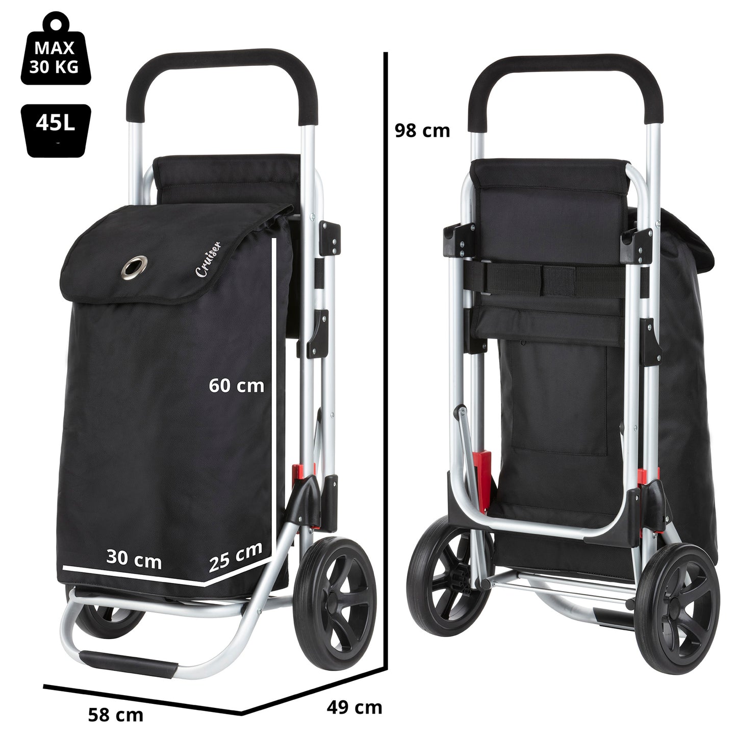 ShoppingCruiser Shop &amp; Relax 45 Black (604350)