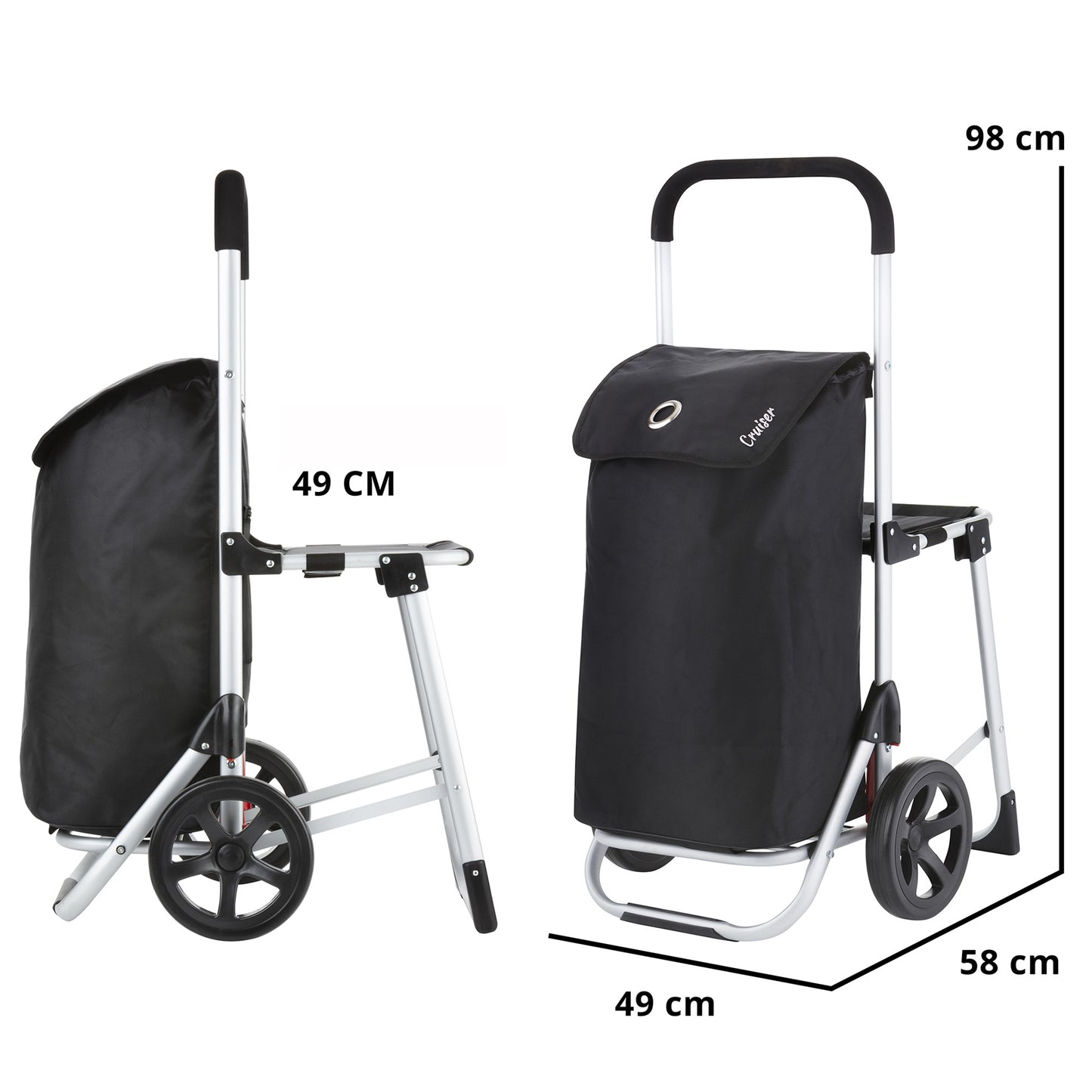 ShoppingCruiser Shop &amp; Relax 45 Black (604350)