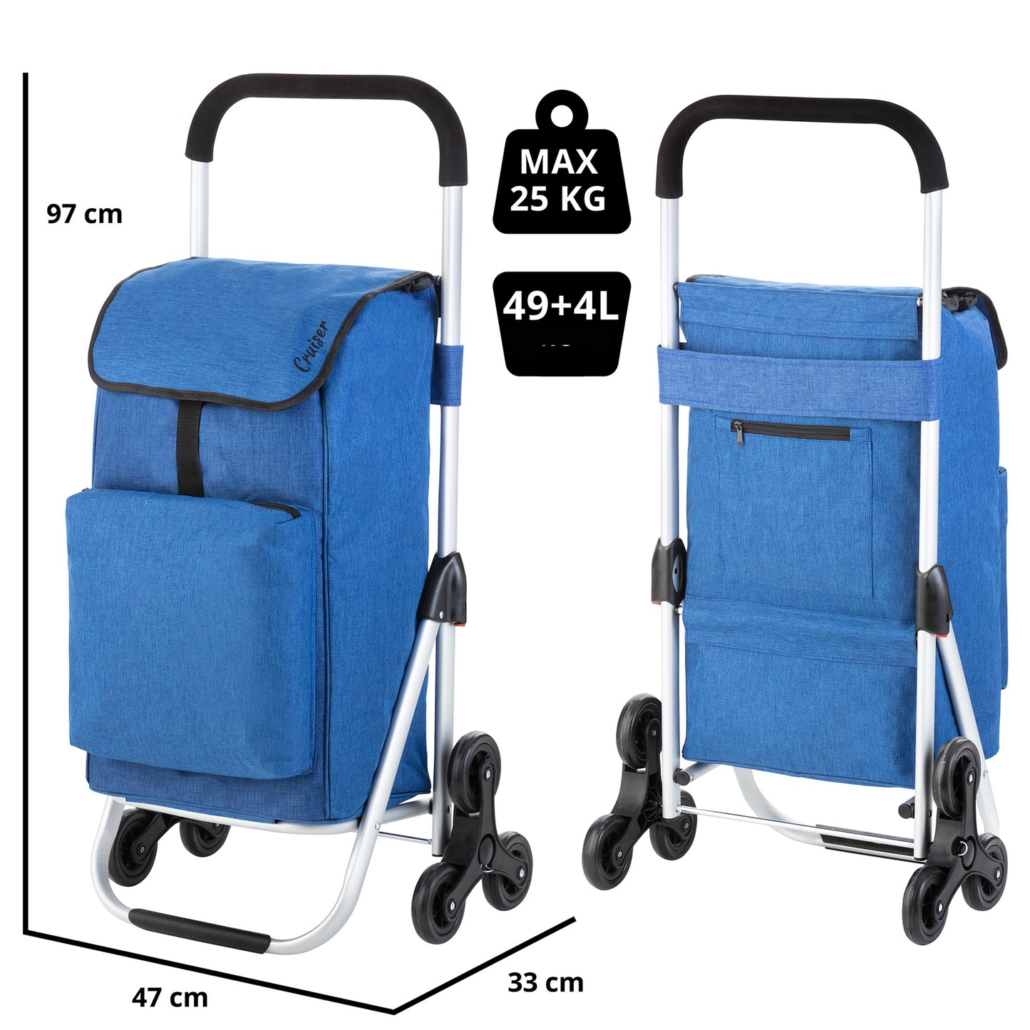 ShoppingCruiser Stairs Climber 53 Blue (650063)