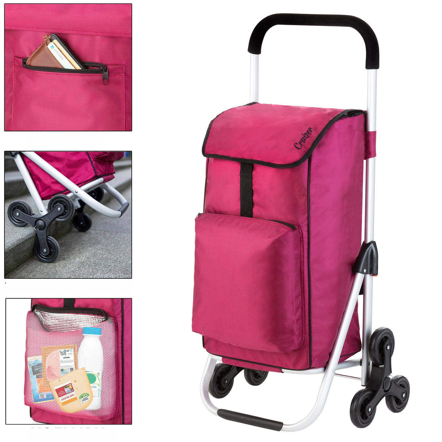 ShoppingCruiser Stairs Climber 53 Fuchsia (604353)