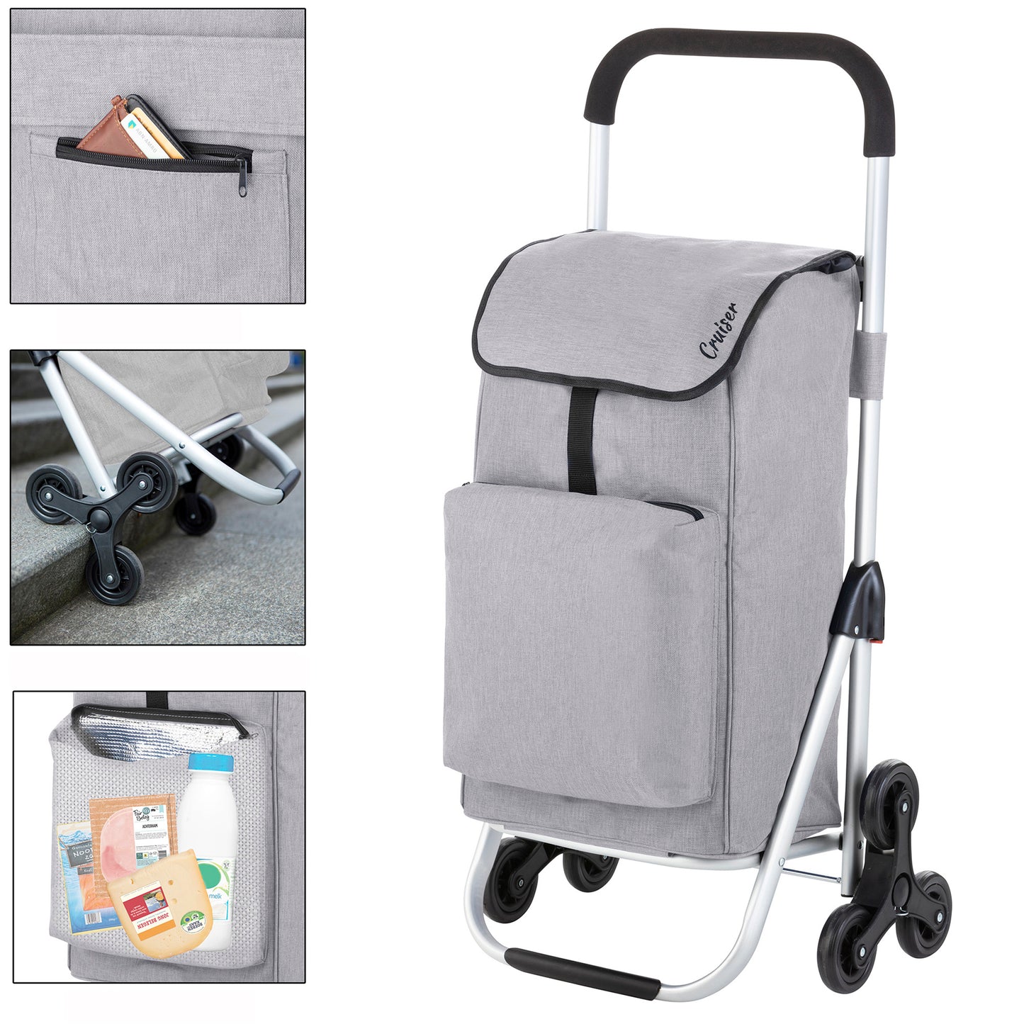 ShoppingCruiser Stairs Climber 53 Gray (604361)