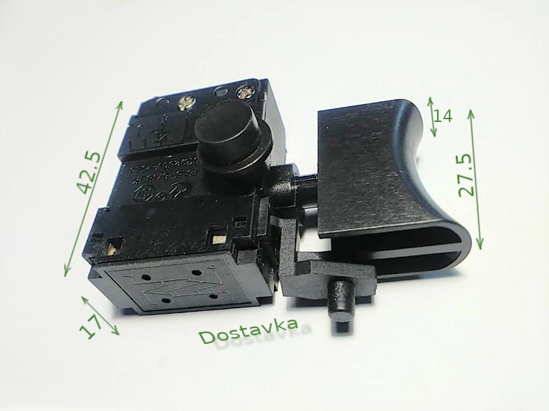 сетевой FA5-6/1BEK клавиша 14*27