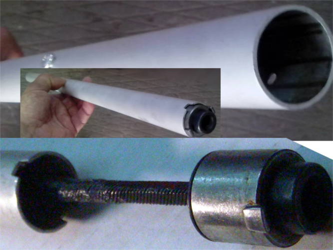 Вал 650 мм в трубе