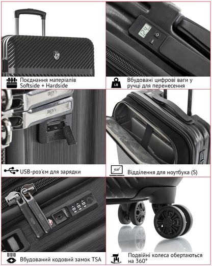 Valise Heys Charge-A-Weigh ll (L) Black (10131-0001-30)