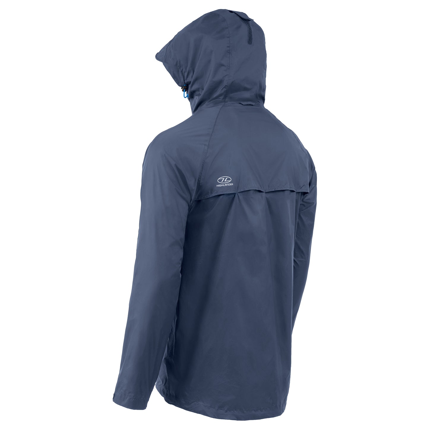 Men's Windbreaker Highlander Stow &amp; Go Pack Away Rain Jacket 6000 mm Navy L (JAC077-NB-L)