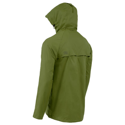 Men's windbreaker Highlander Stow &amp; Go Pack Away Rain Jacket 6000 mm Olive L (JAC077-OG-L)