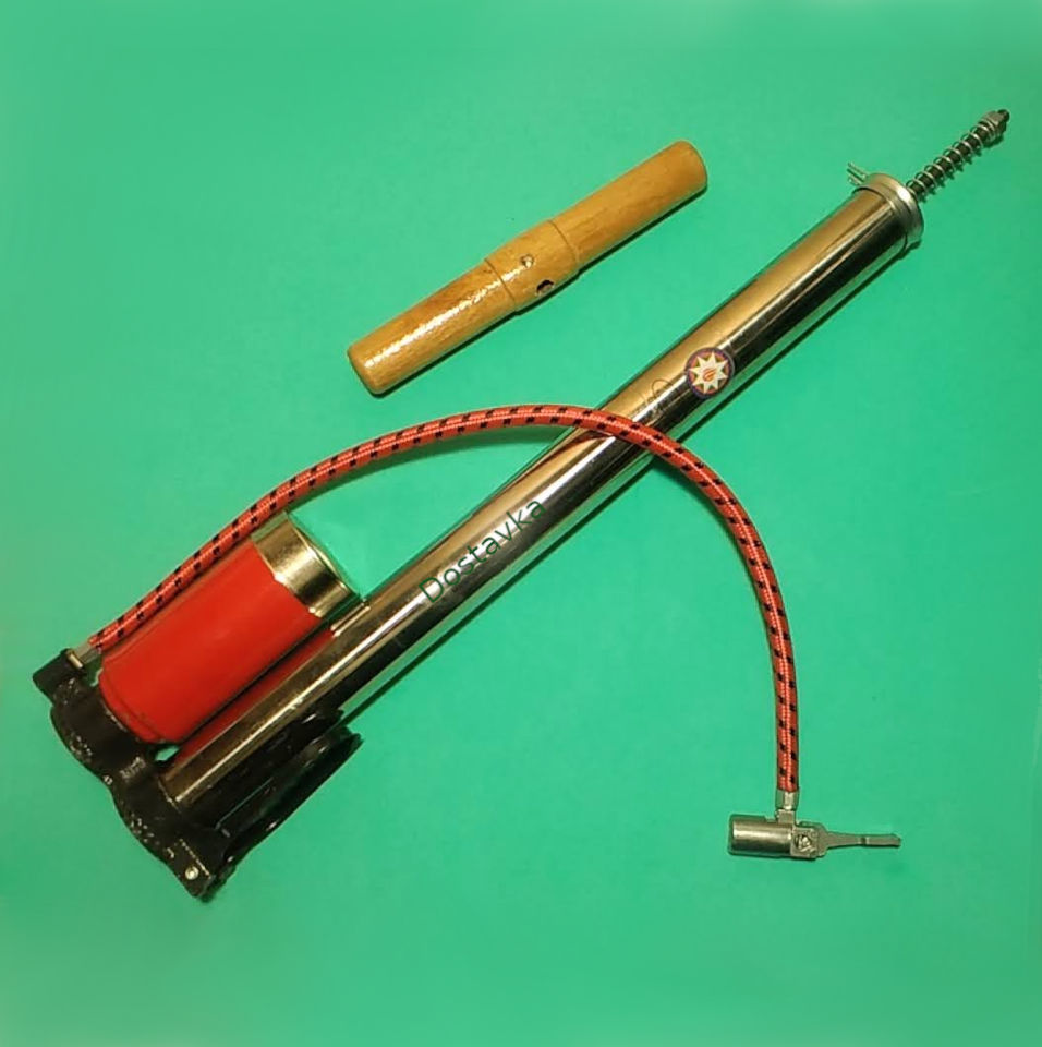 Ручной напольный с манометром металл